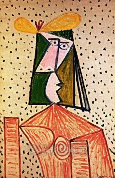 Pablo Picasso Painting - Busto de Mujer 3 1944 cubismo Pablo Picasso